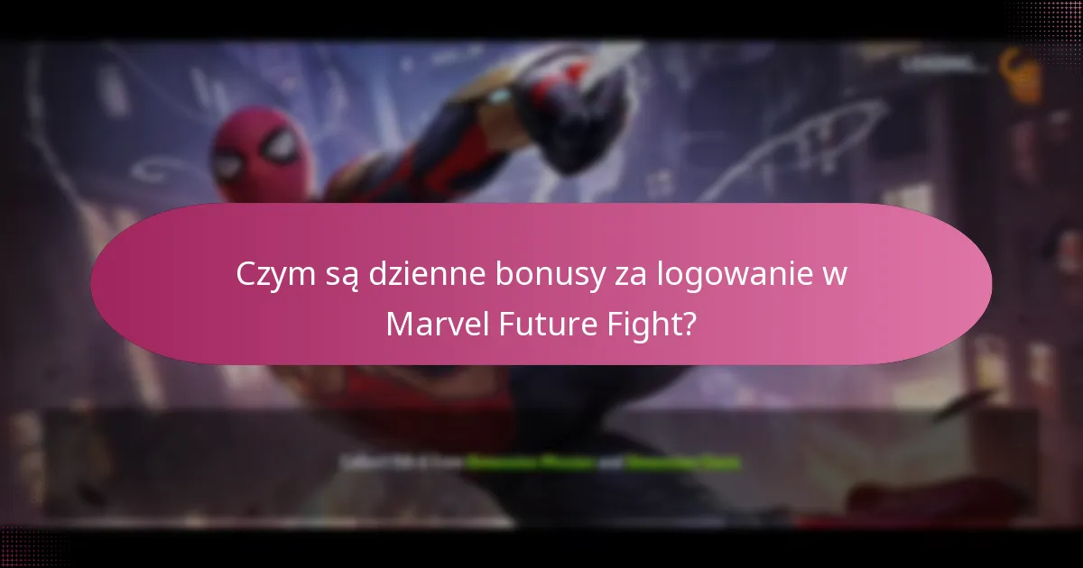 Jakie rodzaje nagród są zawarte w dziennych bonusach za logowanie?