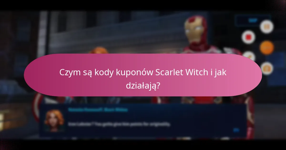 Jakie unikalne nagrody mogę uzyskać dzięki kodom kuponów Scarlet Witch?