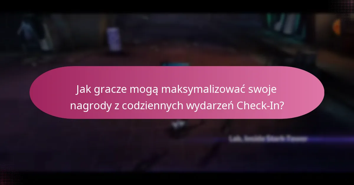 Jakie unikalne przedmioty są dostępne w codziennych wydarzeniach Check-In?