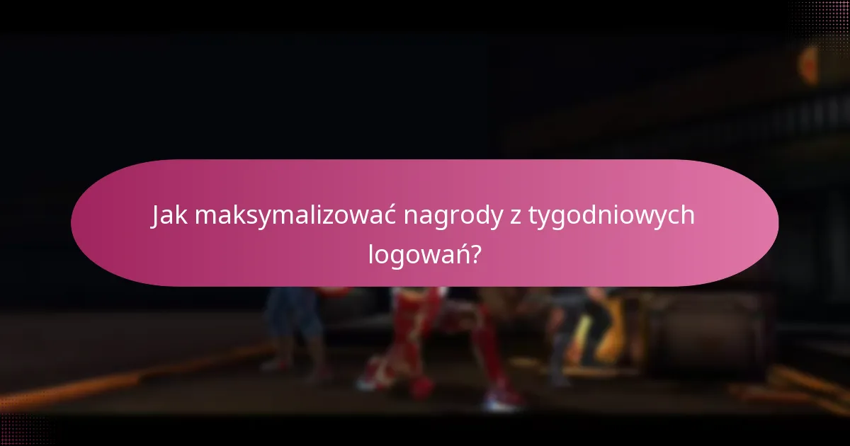 Jak maksymalizować nagrody z tygodniowych logowań?