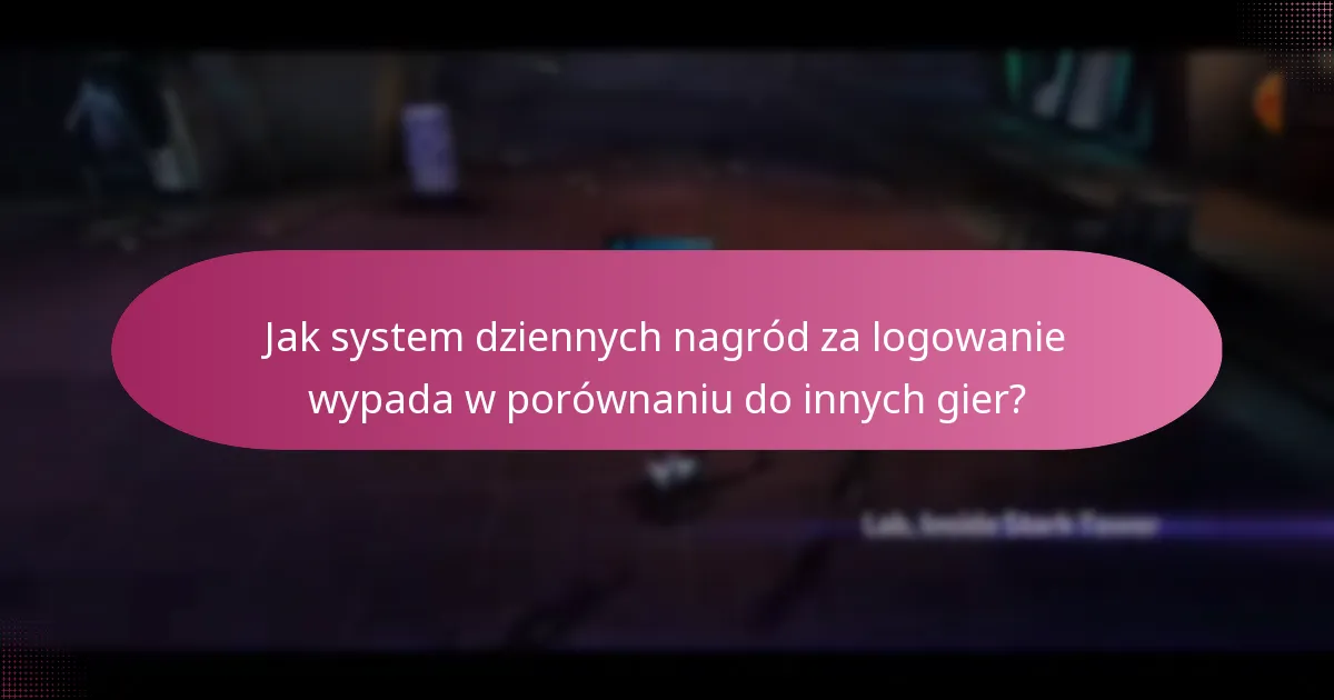 Jak system dziennych nagród za logowanie wypada w porównaniu do innych gier?