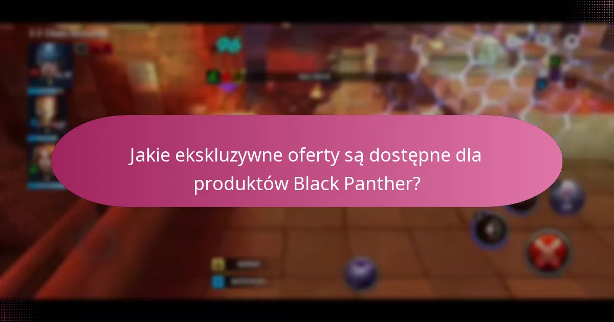 Jakie przedmioty z wydarzeń są związane z Black Panther?