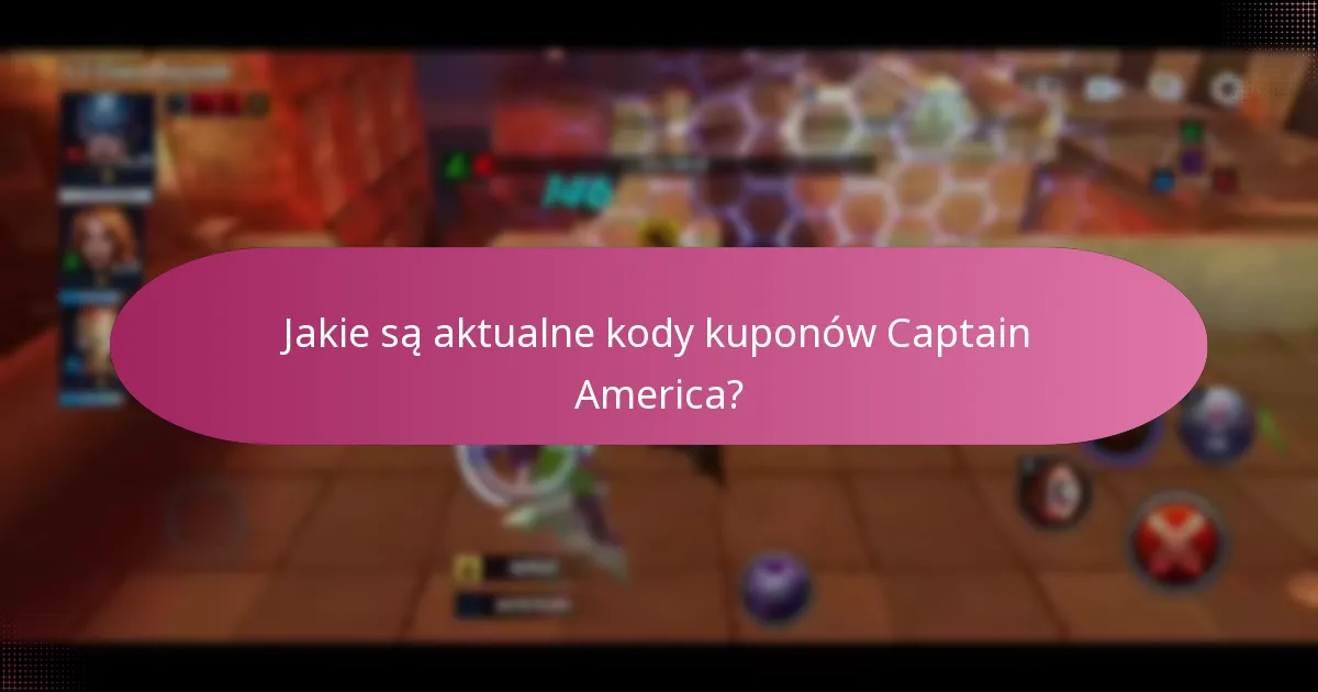 Jakie unikalne przedmioty można zdobyć za pomocą kodów kuponów Captain America?